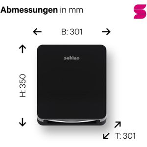 Produktbild für Handtuchspender Satino Hyginity S, 333403, PT 3