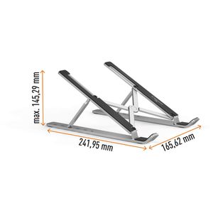 Produktbild für Laptop-Ständer Durable RISE 505123, aus Aluminium