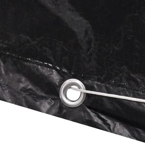 Produktbild für Gartenmöbel-Abdeckung vidaXL 41638, schwarz