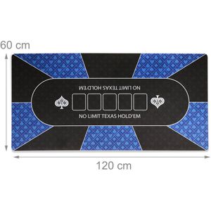 Produktbild für Pokermatte Relaxdays 10049981, 120 x 60 cm