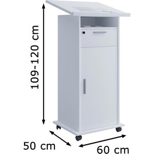 Produktbild für Stehpult VCM Meeta 914203, aus Holz