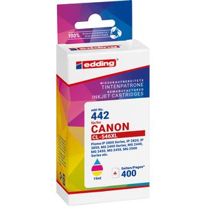 Produktbild für Tinte Edding EDD-442 für Canon CL-546XL