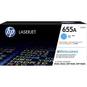 Toner HP 655A, CF451A cyan