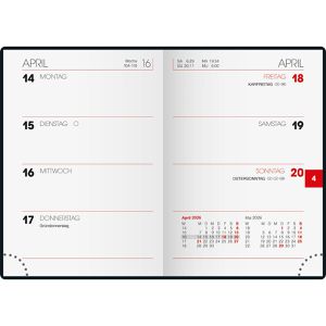 Produktbild für Taschenkalender Brunnen Modell 712, Jahr 2026