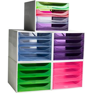 Produktbild für Schubladenbox Exacompta 228654D, Ecobox, A4