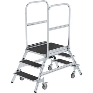 Produktbild für Podestleiter MUNK 59203, beidseitig begehbar
