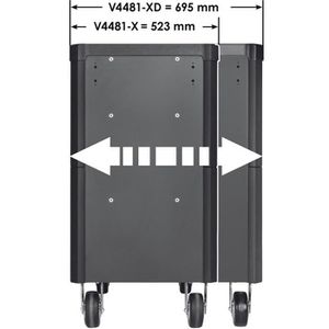 Produktbild für Werkzeugwagen Vigor Series XD, V4481-XD/775