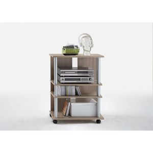 Produktbild für TV-Rack FMD-Möbel Variant 7, eiche, mit Rollen