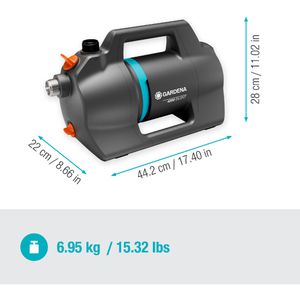 Produktbild für Gartenpumpe Gardena 4200 Silent Set, 600 W