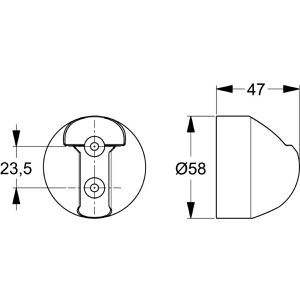 Produktbild für Duschkopfhalterung Ideal-Standard Idealrain B9467AA, verchromt