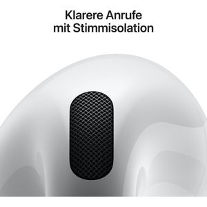 Produktbild für Kopfhörer Apple AirPods, 4. Generation, weiß