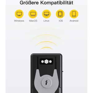 Produktbild für Barcode-Scanner Inateck BCST-43_gray, kabellos