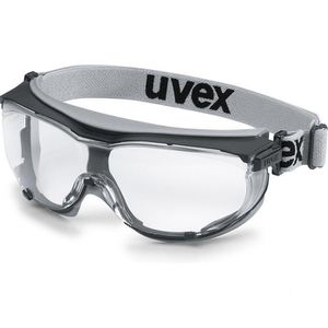 Schutzbrille Uvex carbonvision, schwarz-grau, Vollsichtbrille