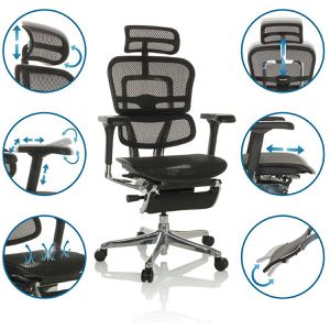 Produktbild für Bürostuhl hJh-OFFICE ERGOHUMAN PLUS LEGPRO GEN2