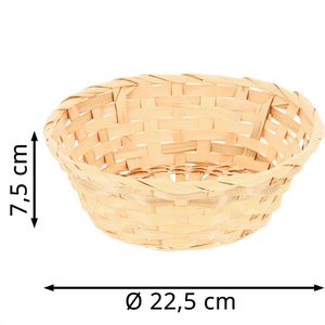 Produktbild für Osterkörbchen Böttcher-AG 68088, Bastkorb, natur