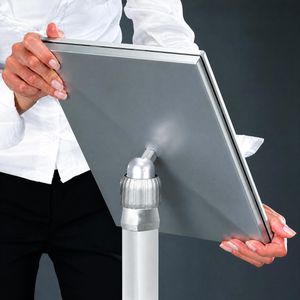 Produktbild für Infoständer Franken BS0906 aus Aluminium, silber, A3
