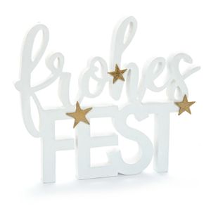 Weihnachtsdeko Heitmann-Deco 1008736, Frohes Fest