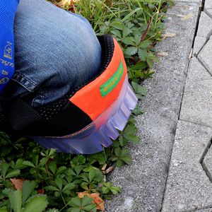 Produktbild für Kniepolster Grüntek mit Kunststoff-Hartschalen, DIN EN 14404