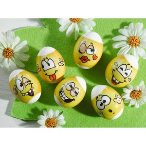 Produktbild für Sticker Heitmann-Eierfarben Happy Smiles