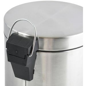 Produktbild für Mülleimer MSV 100155, silber matt