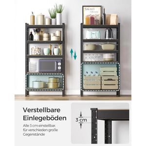 Produktbild für Schwerlastregal Songmics 5 Holzböden