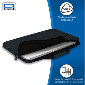 Produktbild für Laptoptasche Pedea Fashion, 66063062, anthrazit