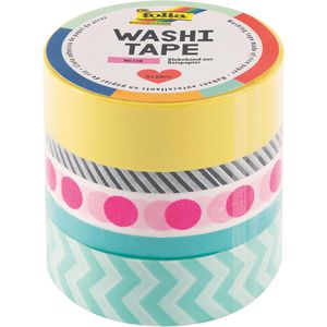 Washi-Tape Folia 26442 Neon, pink