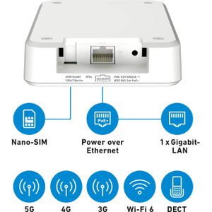Produktbild für WLAN-Router AVM FRITZ!Box 6860 5G v2, 20003182, 5G