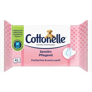 Feuchtes-Toilettenpapier Cottonelle Sensitiv Pflegend