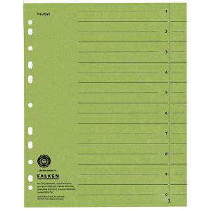 Trennblätter Falken 80001639, A4