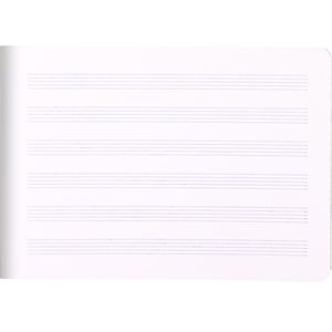 Produktbild für Notenheft Clairefontaine 31514C, Lineatur 14, A5 quer