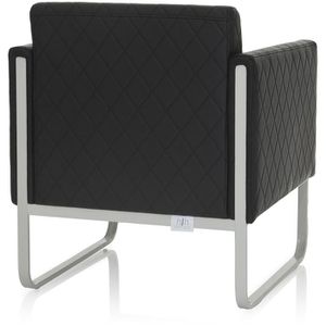 Produktbild für Loungesessel hJh-OFFICE ARUBA STEP, schwarz