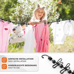 Produktbild für Wäscheleine ECENCE Reisewäscheleine, 13010302