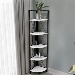 Produktbild für Bücherregal VCM Insasi 5, 919832, schwarz / weiß