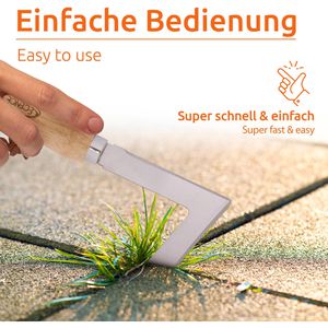Produktbild für Fugenkratzer ECENCE 24030101, mit Handgriff