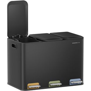 Produktbild für Mülleimer Songmics LTB740B02, schwarz