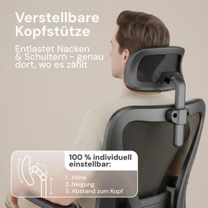 Produktbild für Bürostuhl LUTIVO AlphaSeat