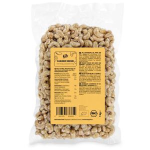 KoRo Cashewkerne ganze Nüsse, BIO, mit Honig und Zimt, 1 kg