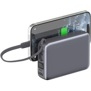 Produktbild für Powerbank 4smarts Pocket Dual Cord, 20000mAh