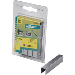 Tackerklammern Wolfcraft 7046000, extra hart, 14mm