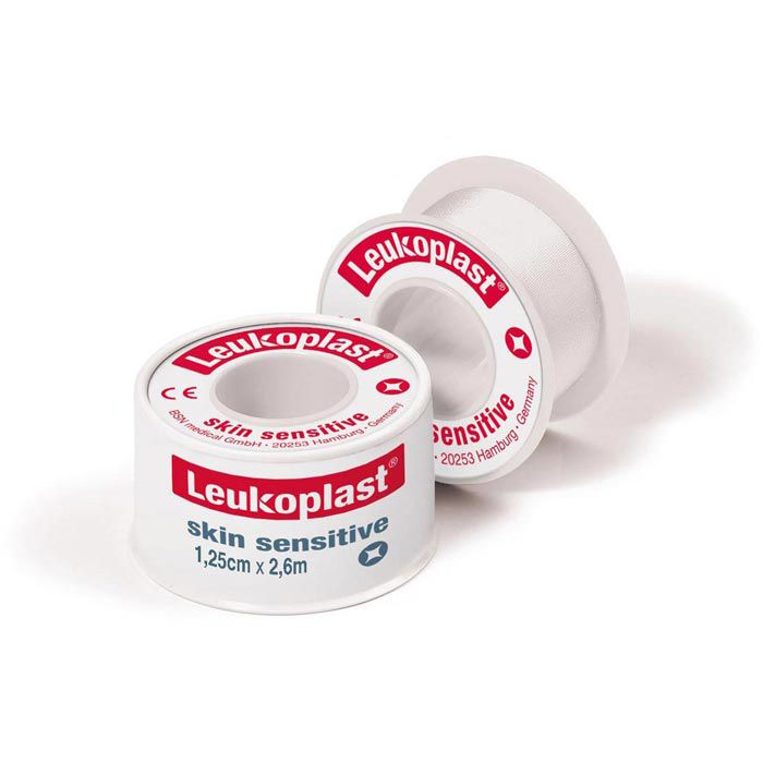 Leukoplast Fixierpflaster Skin Sensitive, Rolle, wasserabweisend, 2,6m x  1,25cm – Böttcher AG