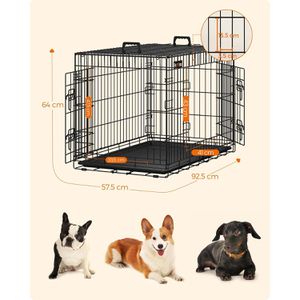 Produktbild für Tiertransportbox Feandrea Gitterbox L, Metall