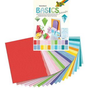 Produktbild für Motivpapier Folia 48249 Basic Intensiv, 24 x 34 cm