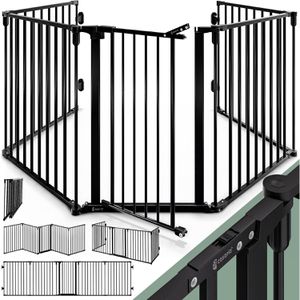 Kaminschutzgitter CASARIA faltbar, mit Tür