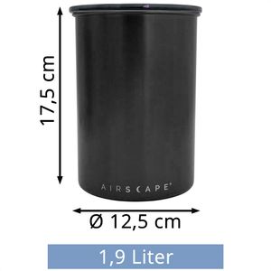 Produktbild für Kaffeedose Airscape AS1707, aus Edelstahl, mit Frische-System