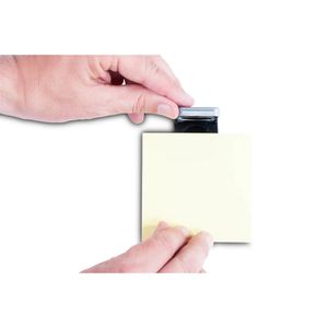 Produktbild für Planhalter-Magnetclips Maul Hebel 6240094, silber