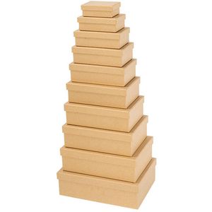 Produktbild für Geschenkbox Ideen-mit-Herz 012696, Kraftpapier braun
