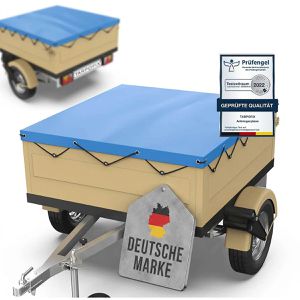 Anhänger-Plane Tarpofix FP18, wasserdichte Flachplane