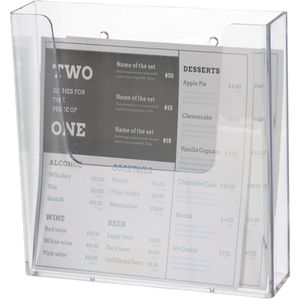 Produktbild für Prospekthalter Ores transparent