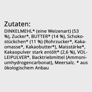 Produktbild für Kekse Wikana Dinkel Schoko Butterkeks, BIO